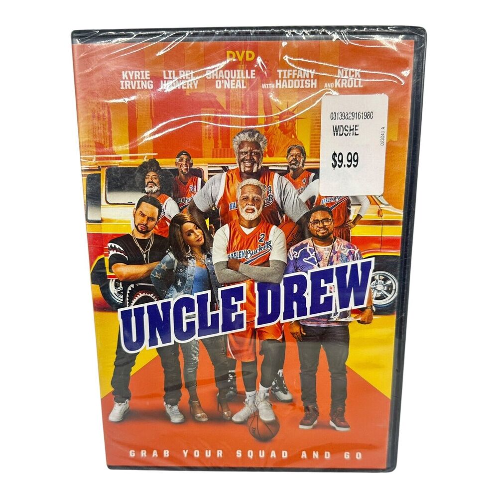 Uncle Drew DVD 2018 Comedy Kyrie IrvingLil Rel Howery Shaq Tiffany Haddish Bball